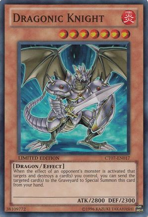 Dragonic Knight [CT07-EN017] Super Rare - Trinity Hobby