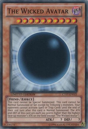 The Wicked Avatar [CT07-EN023] Super Rare - Trinity Hobby