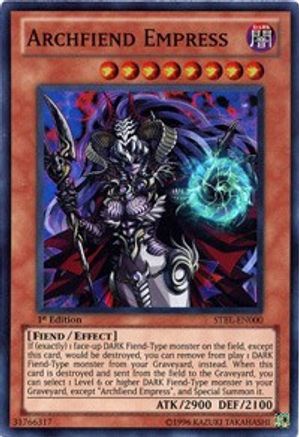Archfiend Empress [STBL-EN000] Super Rare - Trinity Hobby