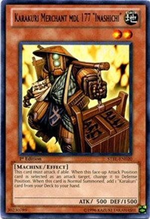 Karakuri Merchant mdl 177 Inashichi [STBL-EN020] Rare - Trinity Hobby