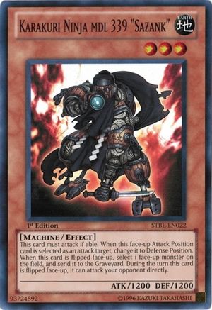 Karakuri Ninja mdl 339 Sazank [STBL-EN022] Super Rare - Trinity Hobby