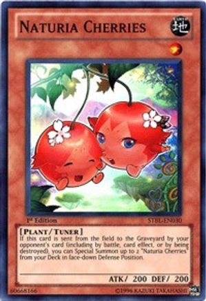 Naturia Cherries [STBL-EN030] Super Rare - Trinity Hobby