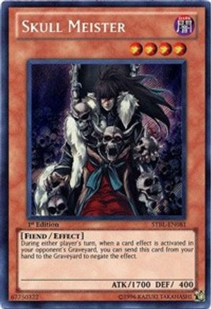 Skull Meister [STBL-EN081] Secret Rare - Trinity Hobby