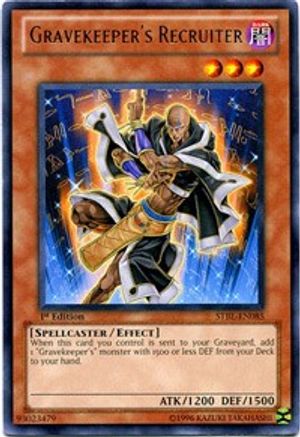 Gravekeeper's Recruiter [STBL-EN085] Rare - Trinity Hobby