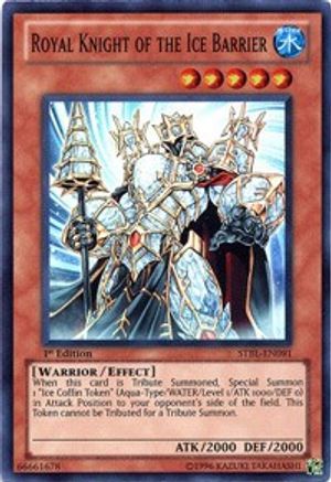Royal Knight of the Ice Barrier [STBL-EN091] Super Rare - Trinity Hobby