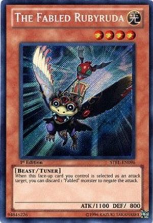 The Fabled Rubyruda [STBL-EN096] Secret Rare - Trinity Hobby