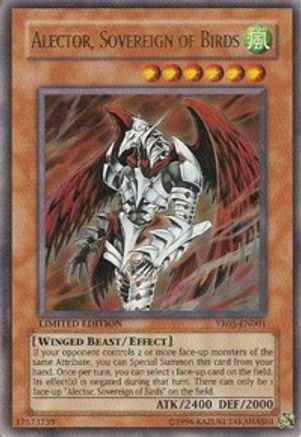 Alector, Sovereign of Birds [YR05-EN001] Ultra Rare - Trinity Hobby