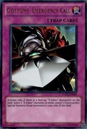 Gottoms' Emergency Call [TU04-EN001] Ultra Rare - Trinity Hobby