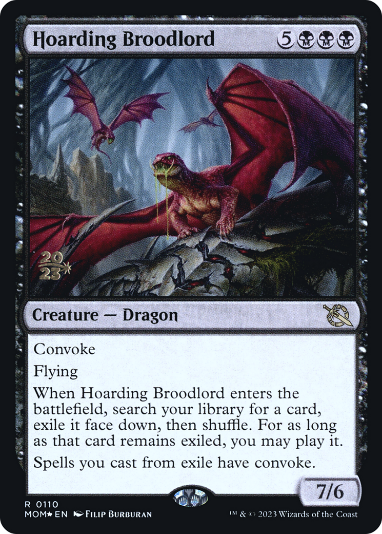 Hoarding Broodlord [March of the Machine Prerelease Promos] - Trinity Hobby