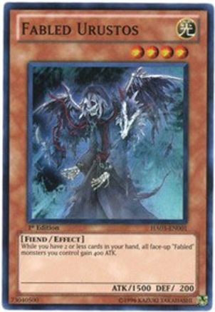 Fabled Urustos [HA03-EN001] Super Rare - Trinity Hobby