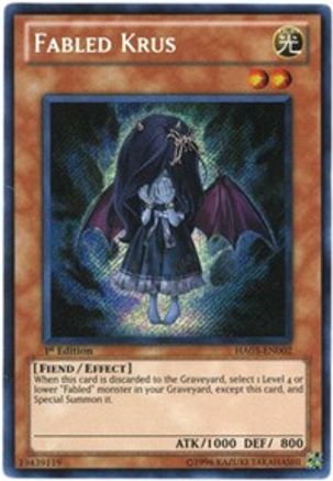 Fabled Krus [HA03-EN002] Secret Rare - Trinity Hobby