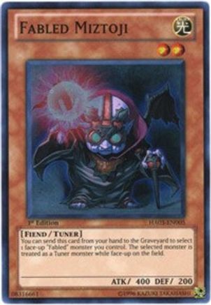 Fabled Miztoji [HA03-EN005] Super Rare - Trinity Hobby