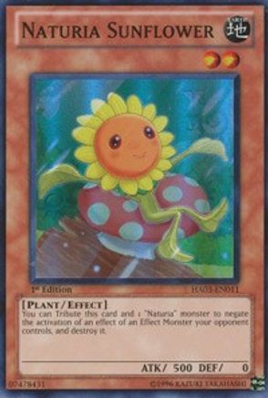 Naturia Sunflower [HA03-EN011] Super Rare - Trinity Hobby