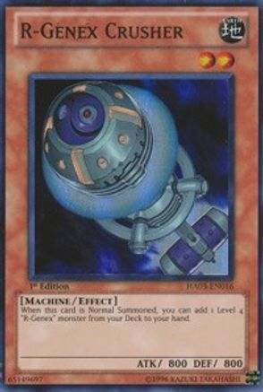 R-Genex Crusher [HA03-EN016] Super Rare - Trinity Hobby