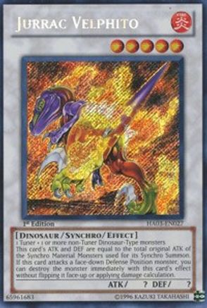 Jurrac Velphito [HA03-EN027] Secret Rare - Trinity Hobby