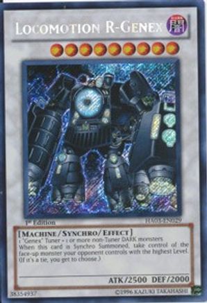 Locomotion R-Genex [HA03-EN029] Secret Rare - Trinity Hobby