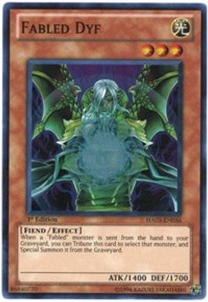 Fabled Dyf [HA03-EN036] Super Rare - Trinity Hobby