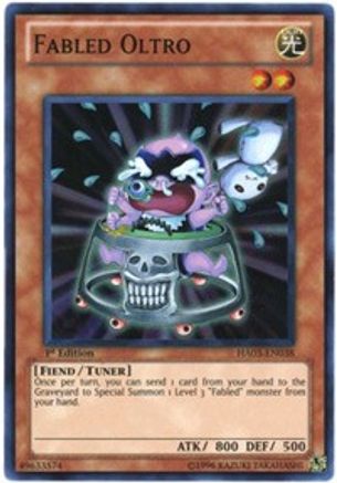 Fabled Oltro [HA03-EN038] Super Rare - Trinity Hobby