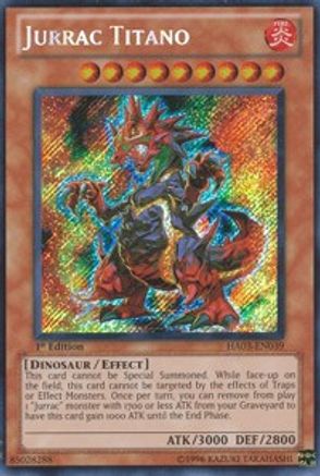 Jurrac Titano [HA03-EN039] Secret Rare - Trinity Hobby