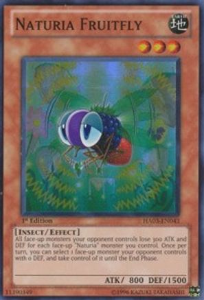 Naturia Fruitfly [HA03-EN043] Super Rare - Trinity Hobby