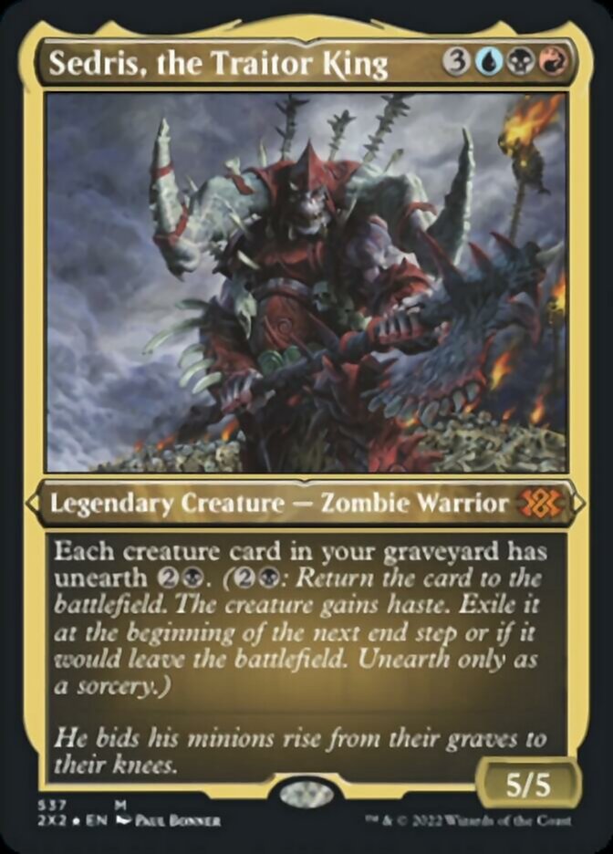 Sedris, the Traitor King (Foil Etched) [Double Masters 2022] - Trinity Hobby