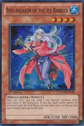 Spellbreaker of the Ice Barrier [HA03-EN048] Super Rare - Trinity Hobby
