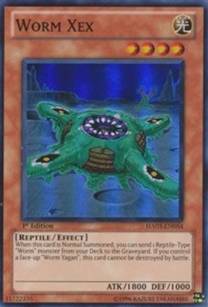 Worm Xex [HA03-EN054] Super Rare - Trinity Hobby