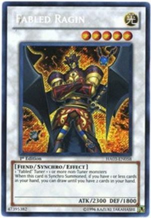 Fabled Ragin [HA03-EN058] Secret Rare - Trinity Hobby