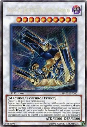 Ally of Justice Decisive Armor [HA03-EN060] Secret Rare - Trinity Hobby