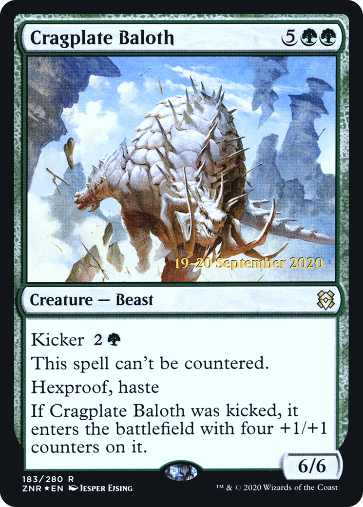 Cragplate Baloth [Zendikar Rising Prerelease Promos] - Trinity Hobby