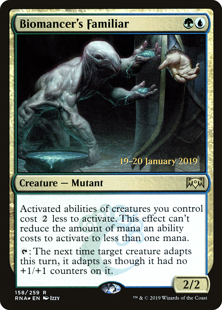 Biomancer's Familiar [Ravnica Allegiance Prerelease Promos] - Trinity Hobby