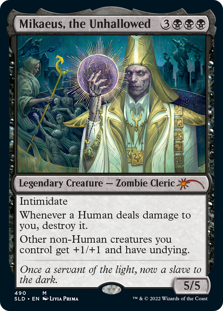 Mikaeus, the Unhallowed  [Foil]  (SLD-490) - [Secret Lair Drop] - Trinity Hobby
