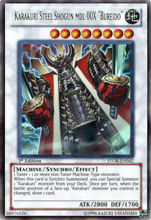 Karakuri Steel Shogun mdl 00X "Bureido" [STOR-EN042] Ultra Rare - Trinity Hobby