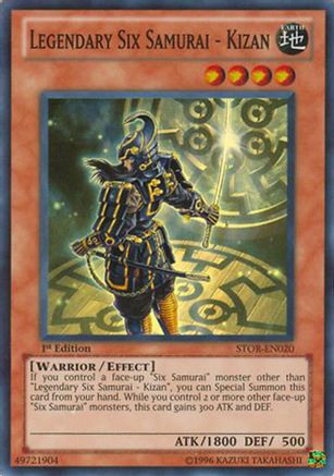 Legendary Six Samurai - Kizan [STOR-EN020] Super Rare - Trinity Hobby