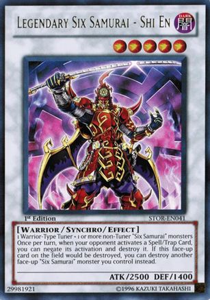 Legendary Six Samurai - Shi En [STOR-EN041] Ultra Rare - Trinity Hobby