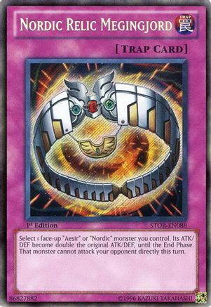 Nordic Relic Megingjord [STOR-EN088] Secret Rare - Trinity Hobby