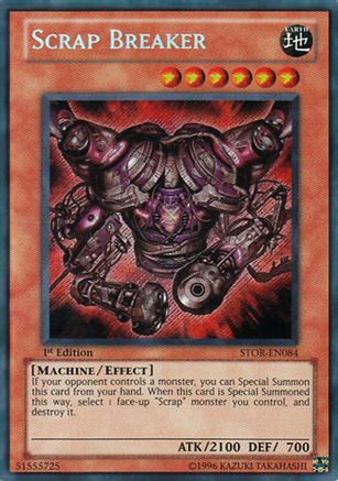 Scrap Breaker [STOR-EN084] Secret Rare - Trinity Hobby