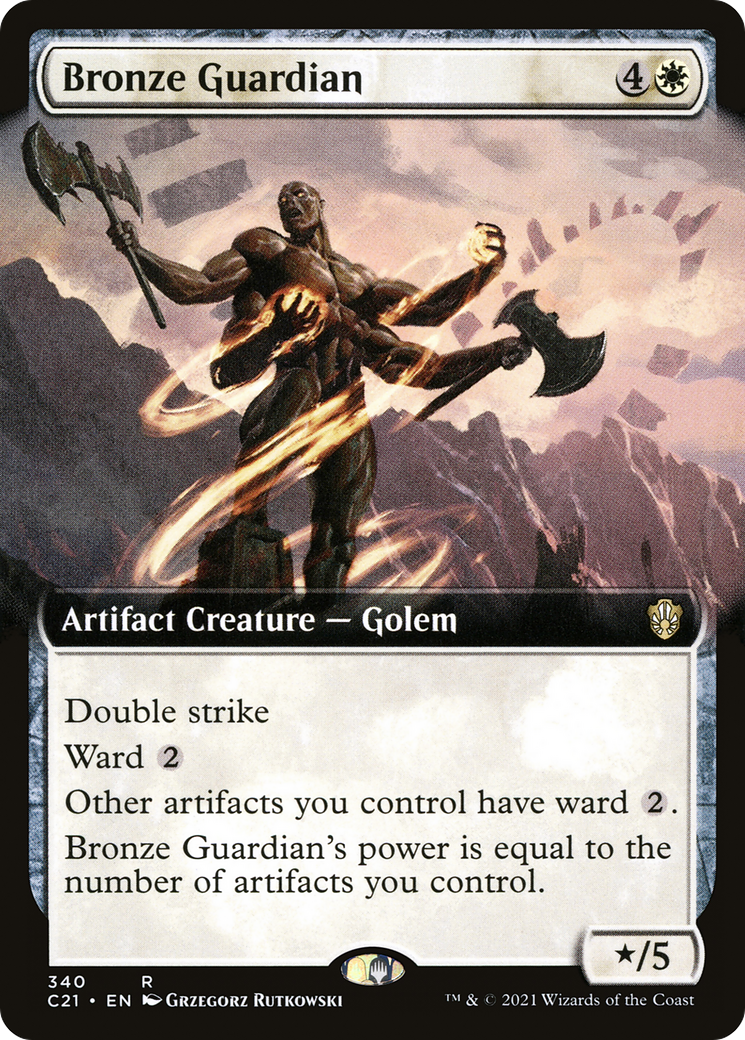 Bronze Guardian (Extended Art) [Commander 2021] - Trinity Hobby