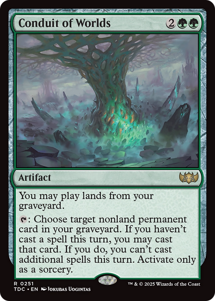 Conduit of Worlds (TDC-251) - [Commander: Tarkir: Dragonstorm] - Trinity Hobby