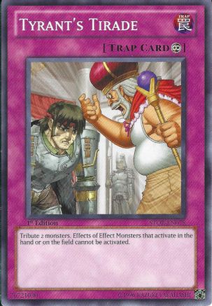 Tyrant's Tirade [STOR-EN078] Common - Trinity Hobby
