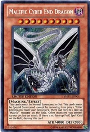 Malefic Cyber End Dragon [YMP1-EN004] Secret Rare - Trinity Hobby