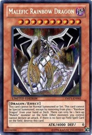 Malefic Rainbow Dragon [YMP1-EN005] Secret Rare - Trinity Hobby