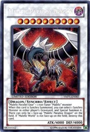 Malefic Paradox Dragon [YMP1-EN007] Secret Rare - Trinity Hobby