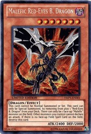 Malefic Red-Eyes B. Dragon [YMP1-EN001] Secret Rare - Trinity Hobby