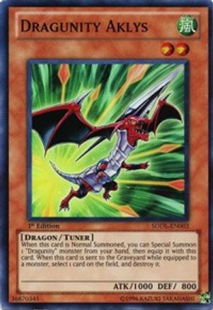 Dragunity Aklys [SDDL-EN003] Super Rare - Trinity Hobby