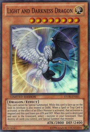 Light and Darkness Dragon [STOR-ENSE1] Super Rare - Trinity Hobby