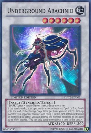 Underground Arachnid [DPC5-EN001] Super Rare - Trinity Hobby