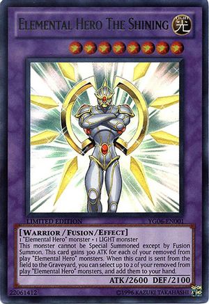 Elemental Hero The Shining [YG06-EN001] Ultra Rare - Trinity Hobby
