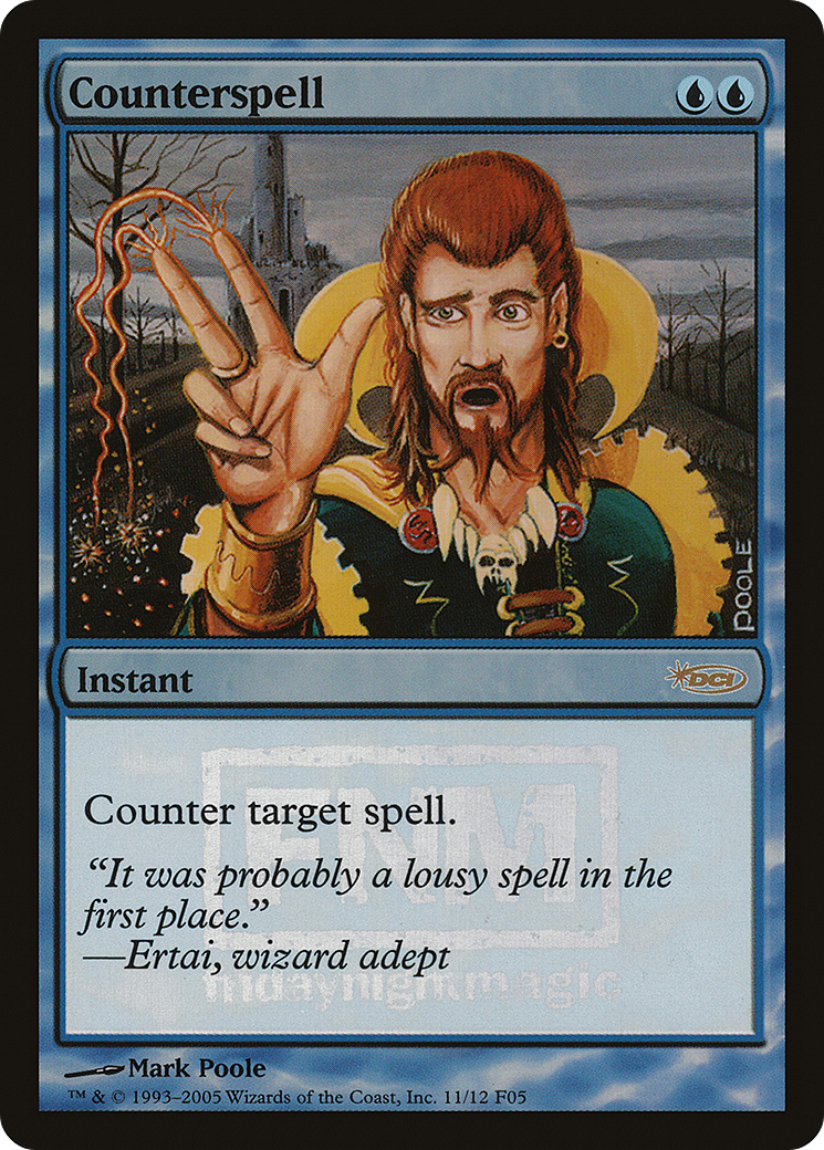 Counterspell [Friday Night Magic 2005] - Trinity Hobby