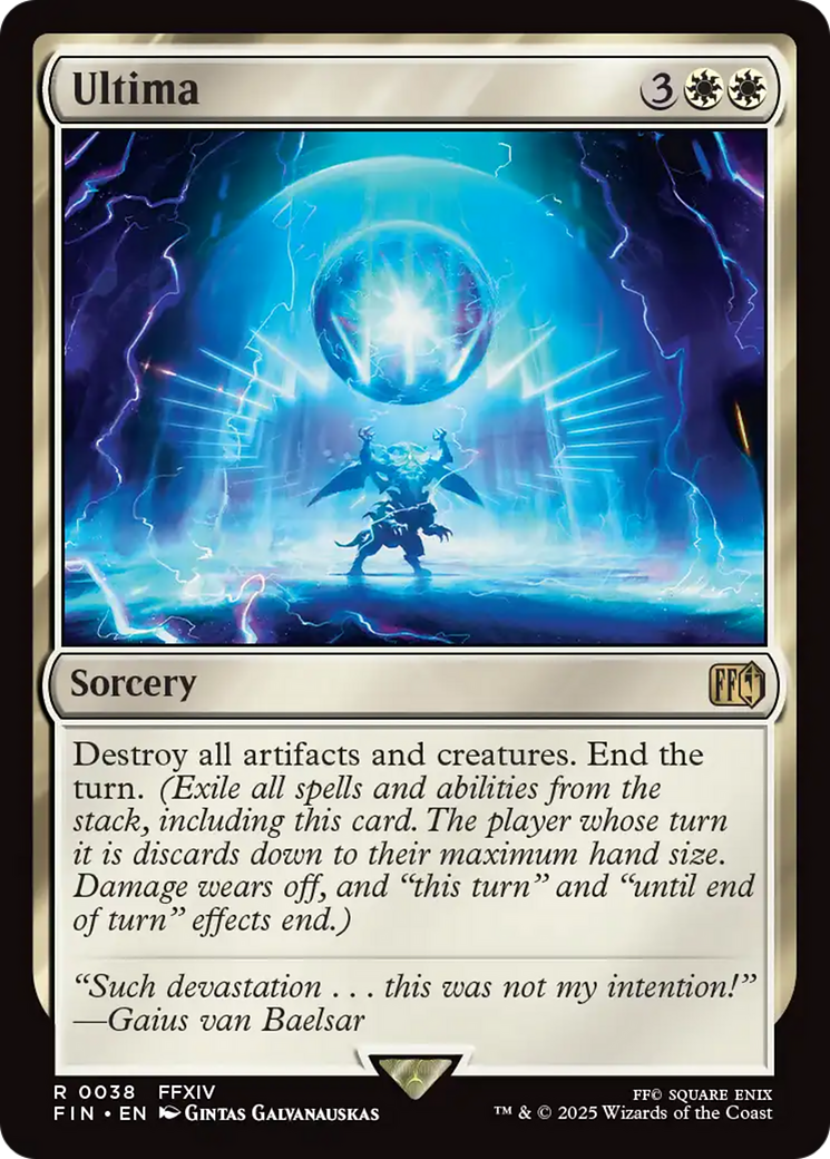 Ultima  [Foil]  (FIN-038) - [FINAL FANTASY] - Trinity Hobby